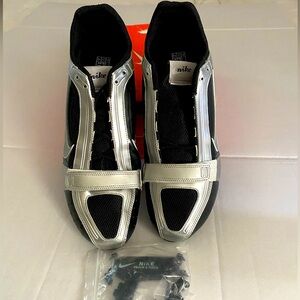 Nike Men's Black Silver Rival S IV Bowerman Running Men’s Size 12 NWT Track